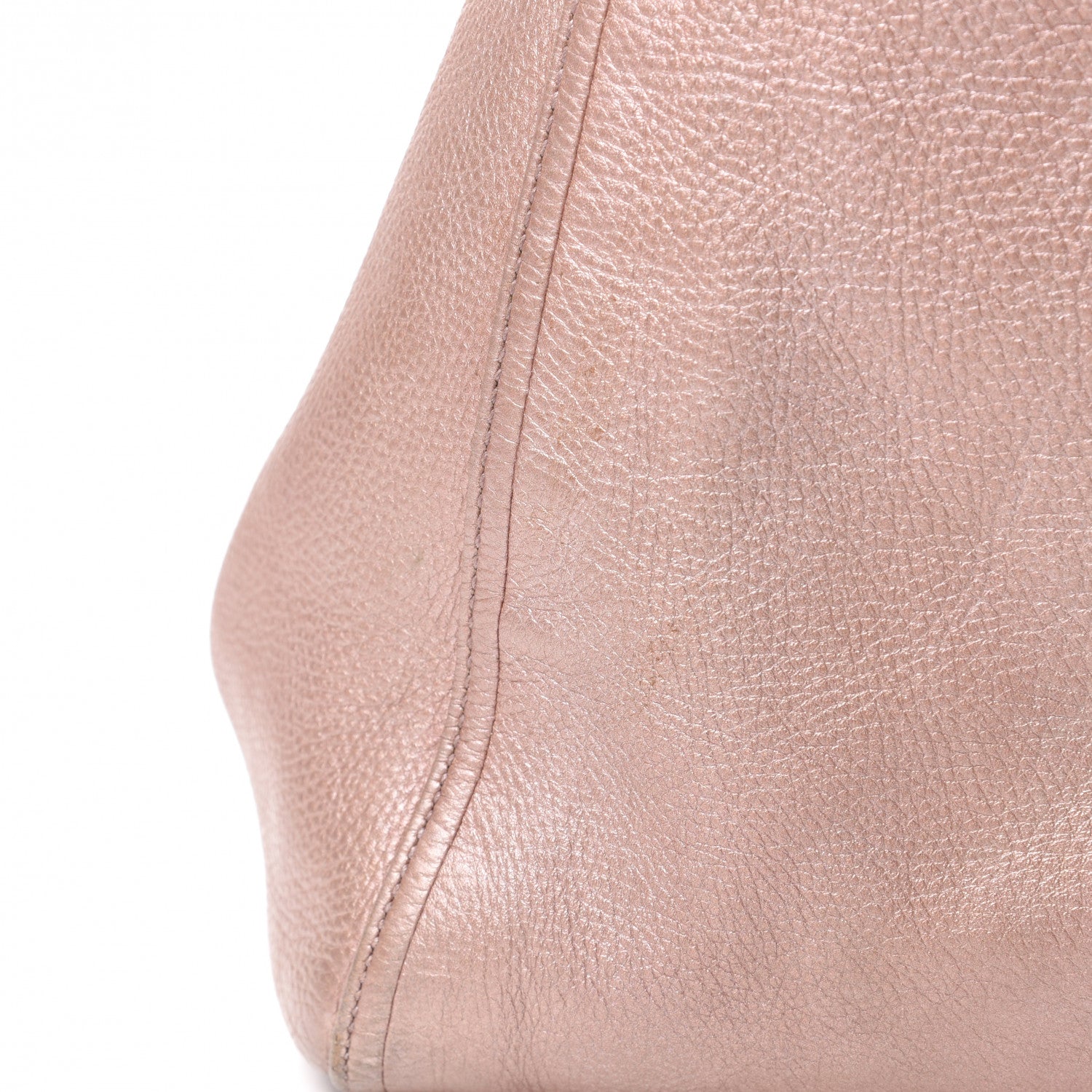 Gucci Metallic Pebbled Calfskin Medium Soho Shoulder Bag Pink 12 of 16
