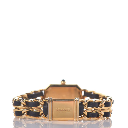 Chanel Stainless Steel Lambskin 20mm Chain Premiere Quartz Watch Gold M 3 of 7