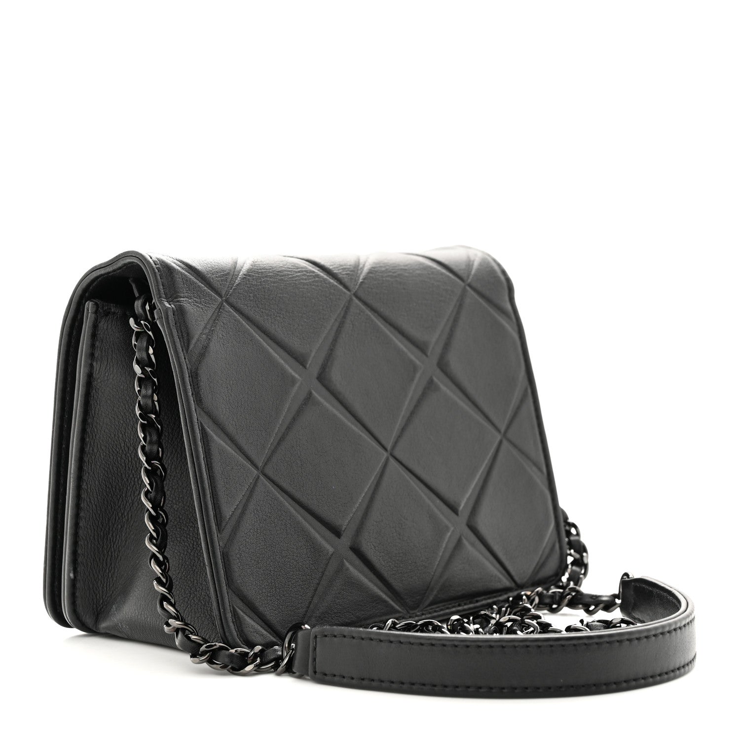 Chanel Calfskin Mini Propeller Flap Black 3 of 15