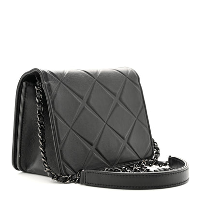 Chanel Calfskin Mini Propeller Flap Black 3 of 15
