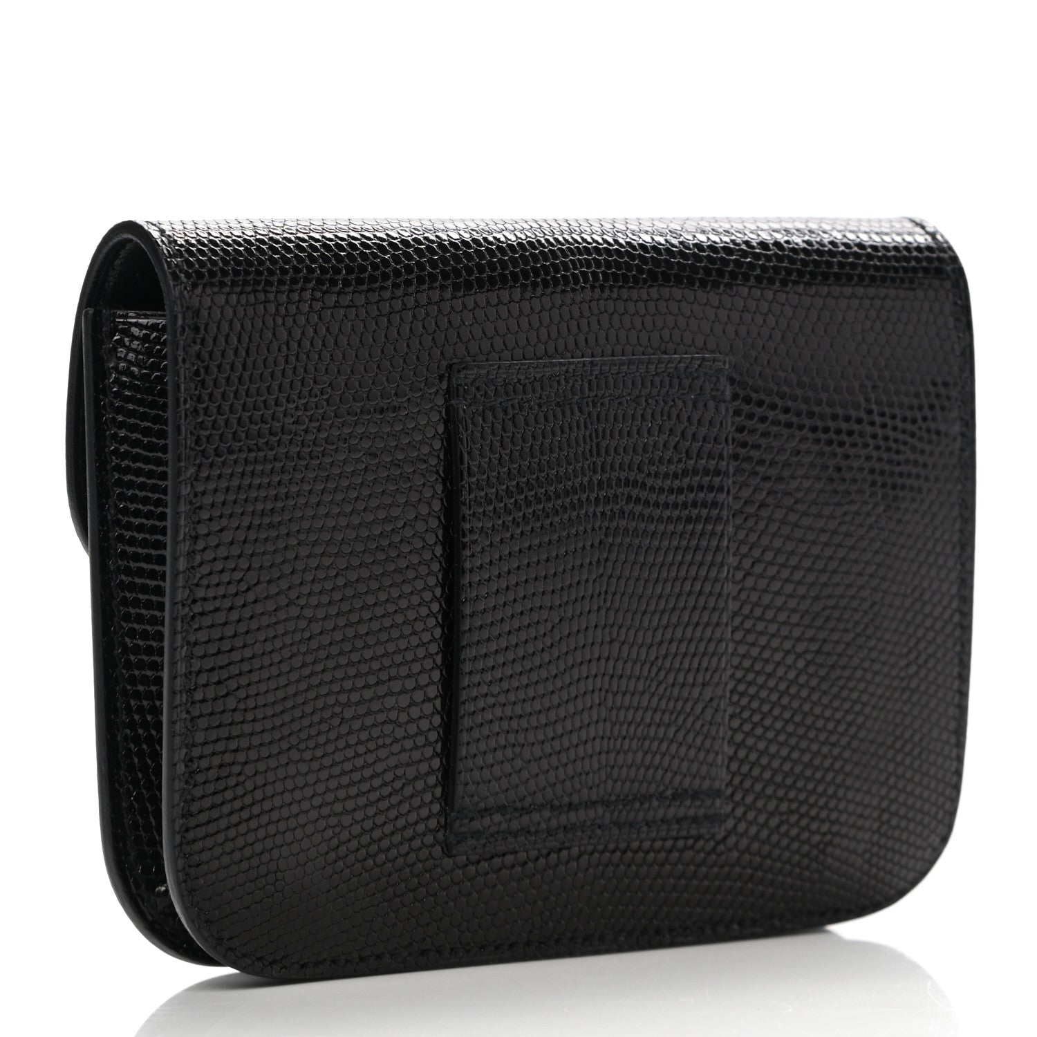 Hermes Lizard Constance Slim Wallet Black 4 of 8