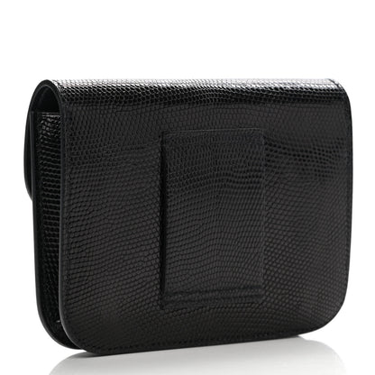 Hermes Lizard Constance Slim Wallet Black 4 of 8