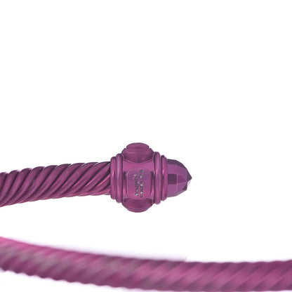 David Yurman Aluminum 5mm Renaissance Bracelet Dark Pink 4 of 4