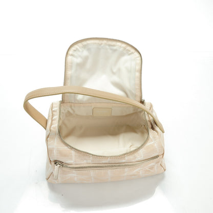 Chanel Nylon Travel Cosmetic Case Beige 5 of 7