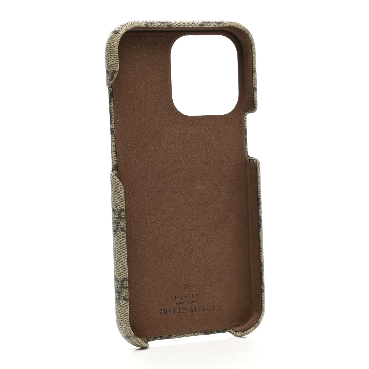 Gucci GG Supreme Monogram Ophidia iPhone 13 Pro Phone Case Brown 3 of 7