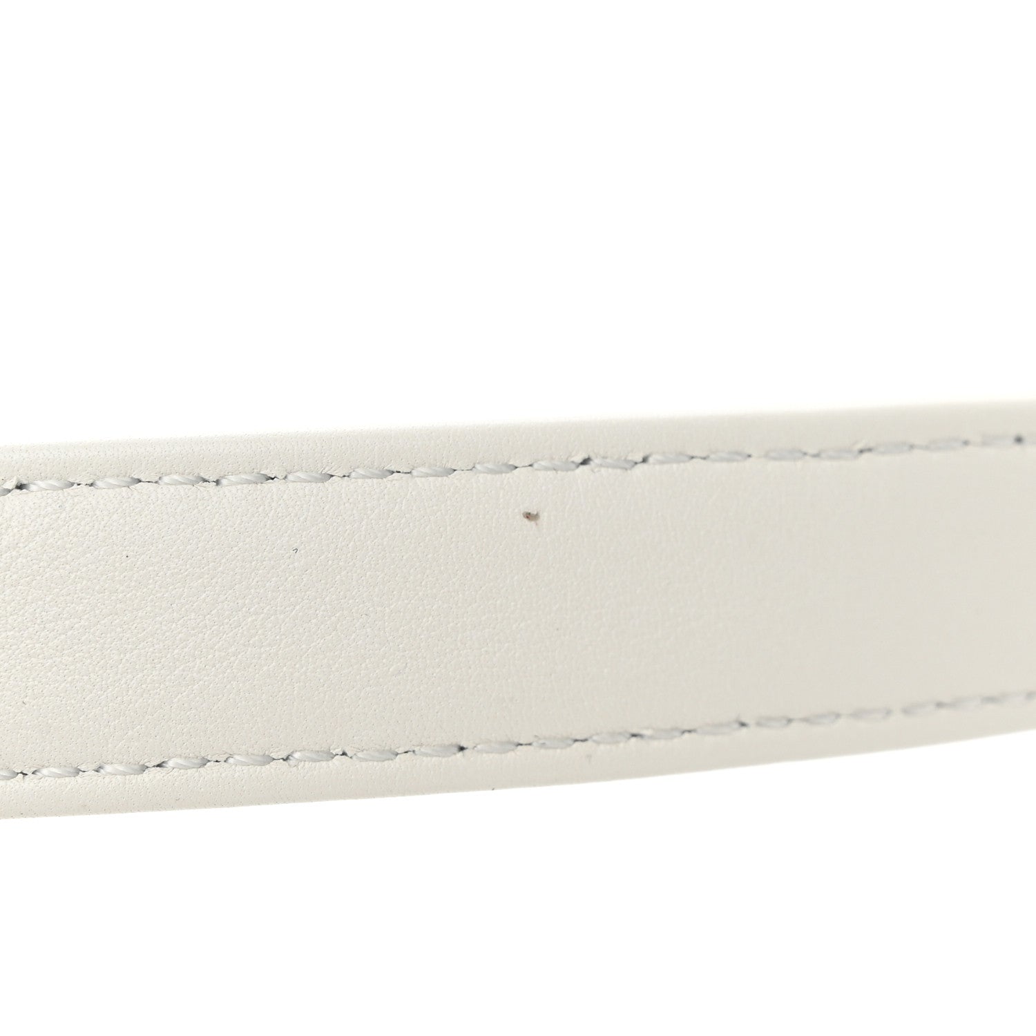 Chanel Calfskin Quilted Small Framing Chain Bag White 11 of 12