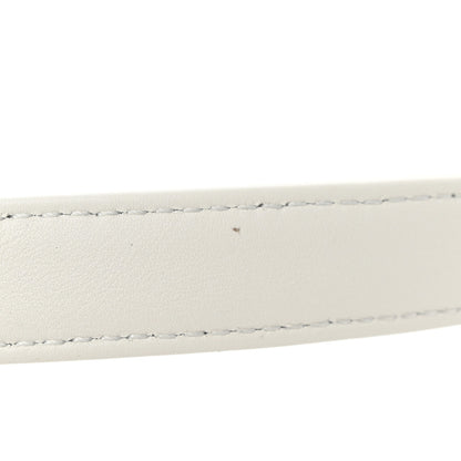 Chanel Calfskin Quilted Small Framing Chain Bag White 11 of 12