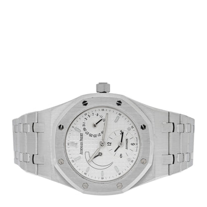 Audemars Piguet Stainless Steel 36mm Royal Oak Dual Time Automatic Watch White 25730ST 2 of 5