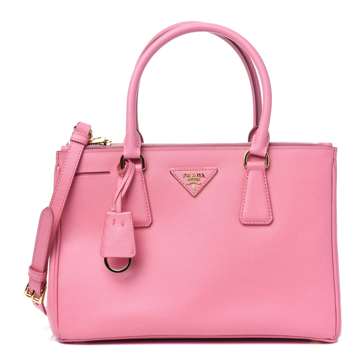 Prada Saffiano Small Galleria Double Zip Tote Petalo 1 of 6