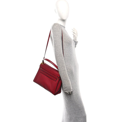 Valentino Garavani Grained Calfskin Medium My Rockstud Frame Bag Rosso Valentino 2 of 9