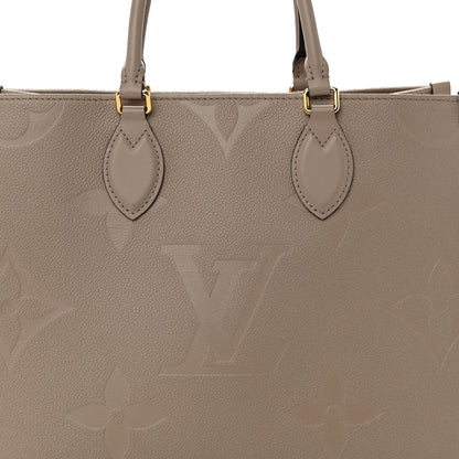 Louis Vuitton Empreinte Monogram Giant Onthego MM Tourterelle 7 of 9