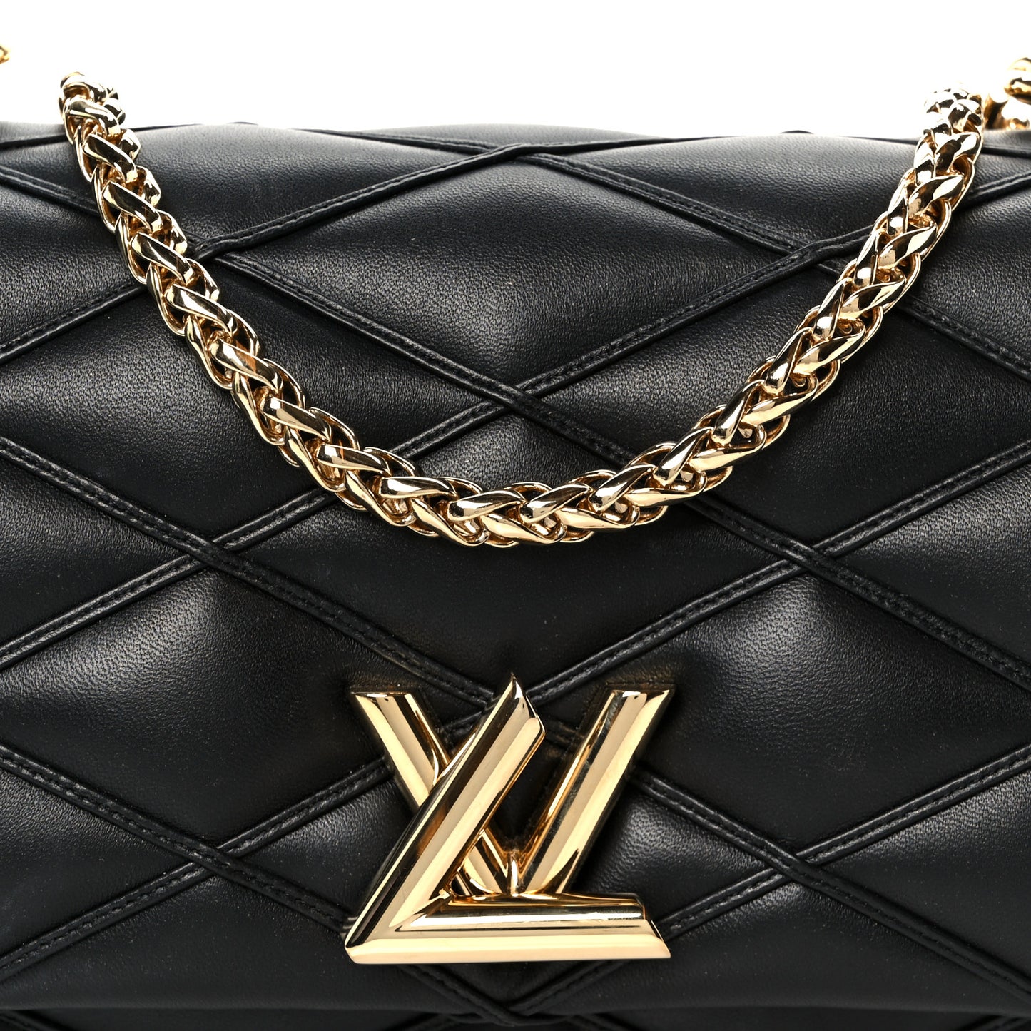 Lambskin Malletage Top Handle GO-14 MM Black