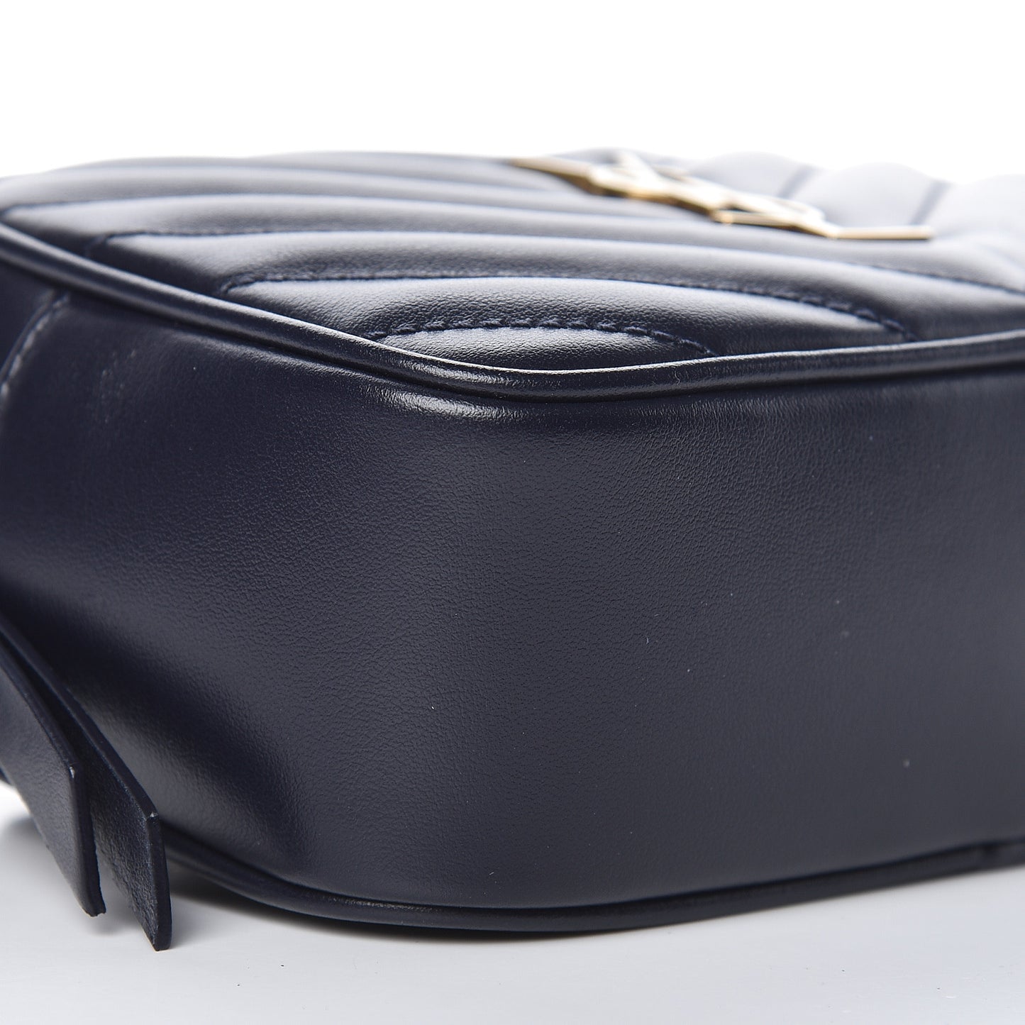 Calfskin Matelasse Monogram Lou Belt Bag Navy