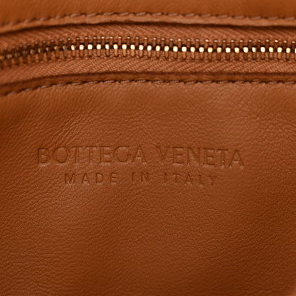 Bottega Veneta Lambskin Maxi Intrecciato Cassette Crossbody Bag Caramel 6 of 13