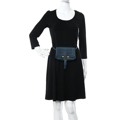 Chloe Calfskin Marcie Convertible Belt Bag Royal Navy 2 of 11