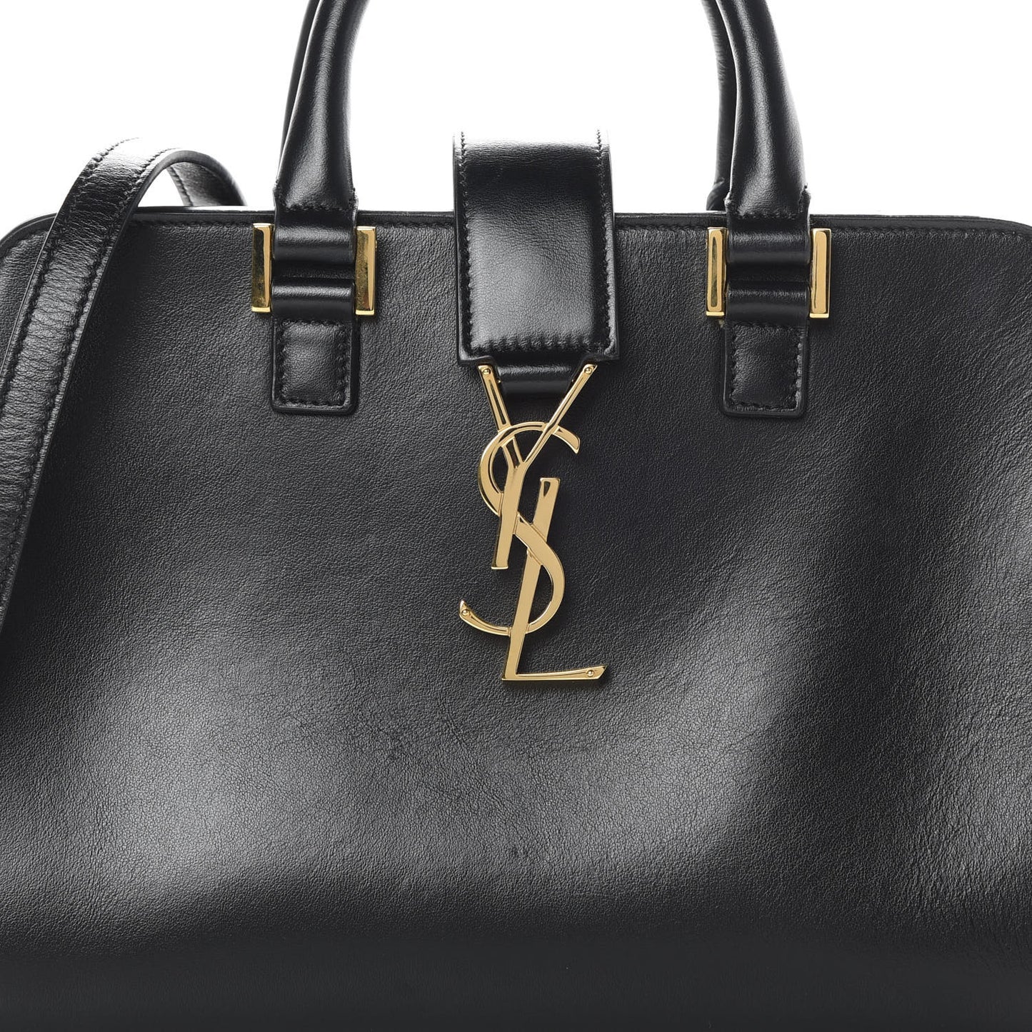 Calfskin Monogram Baby Cabas Black