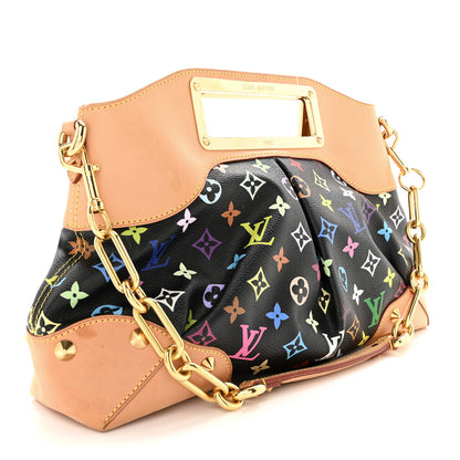 Louis Vuitton Monogram Multicolor Judy MM Black 3 of 12