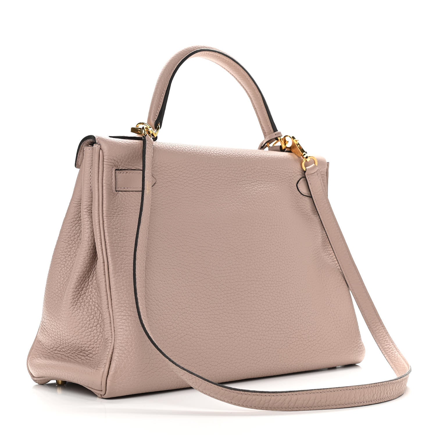 Hermes Taurillon Clemence Kelly Retourne 32 Glycine 2 of 12
