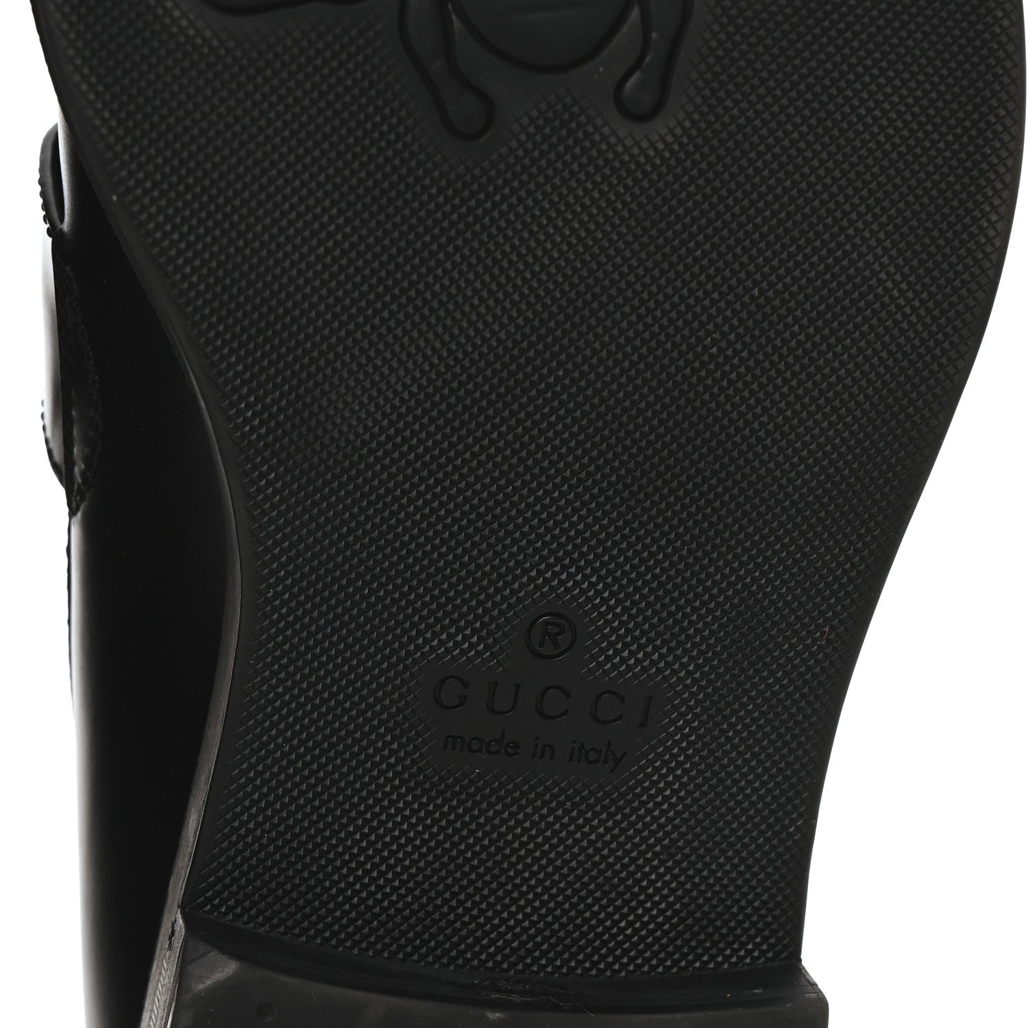 Gucci Calfskin Sylvie Web Tassel Mens Loafers 9 Black 7 of 9