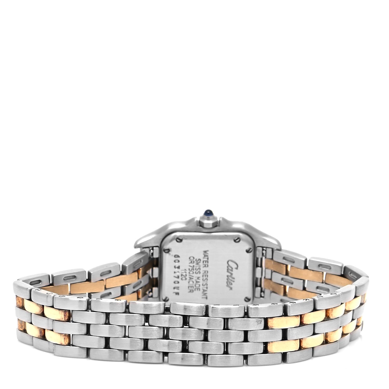 Cartier Stainless Steel 18K Yellow Gold 22mm Panthere Quartz Watch 3 of 4