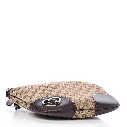 Gucci Monogram Small Lovely Heart Messenger Dark Brown 4 of 13