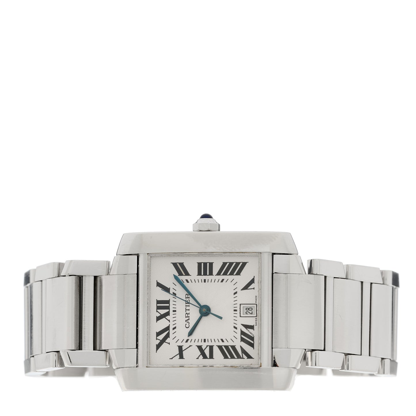 Stainless Steel 28mm Tank Francaise Automatic Watch