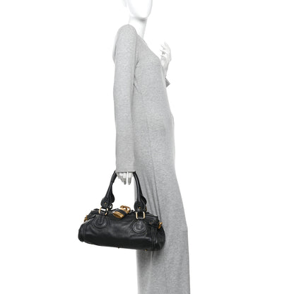Chloe Calfskin Medium Paddington Satchel Black 2 of 9