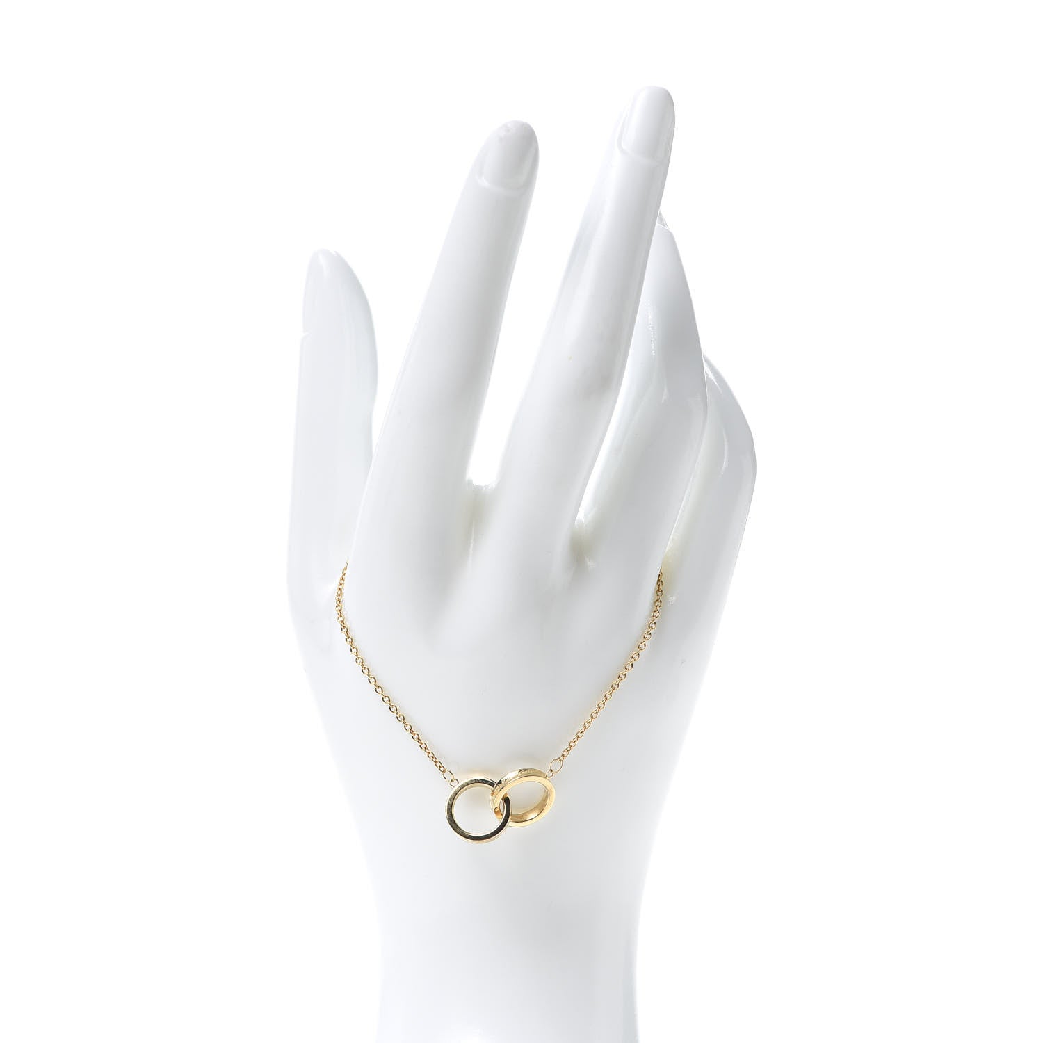 Tiffany 18K Yellow Gold 1837 Interlocking Circles Bracelet 2 of 6
