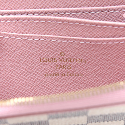 Louis Vuitton Damier Azur Zippy Coin Purse Rose Ballerine 7 of 11