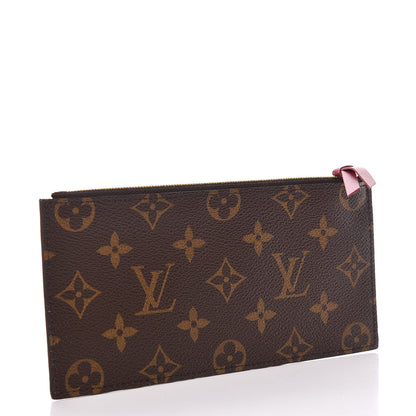 Louis Vuitton Monogram Felicie Chain Wallet Zippered Insert Fuchsia 3 of 6