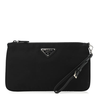 Prada Tessuto Nylon Vela Wristlet Black 1 of 4