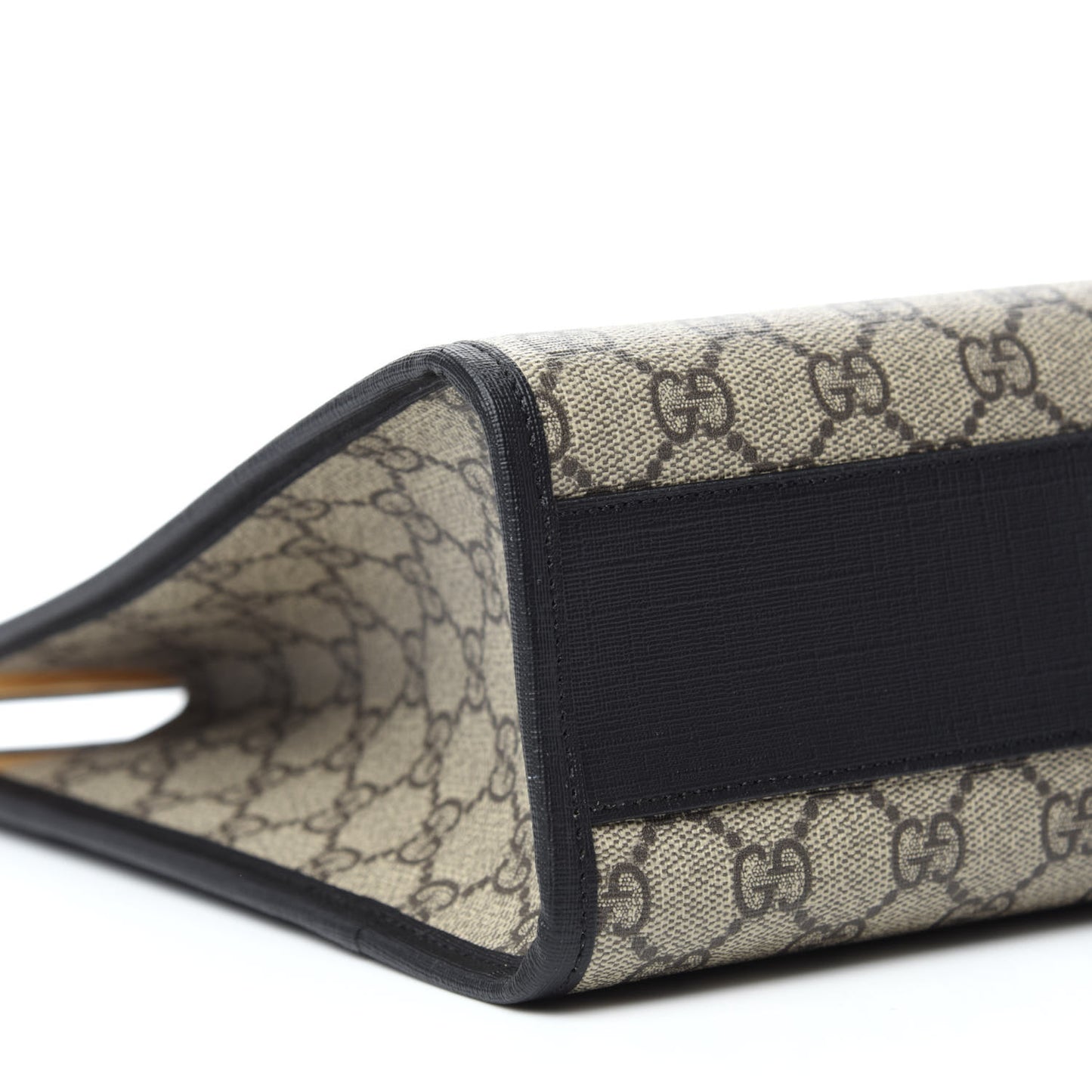 GG Supreme Monogram Childrens Chick Tote Black