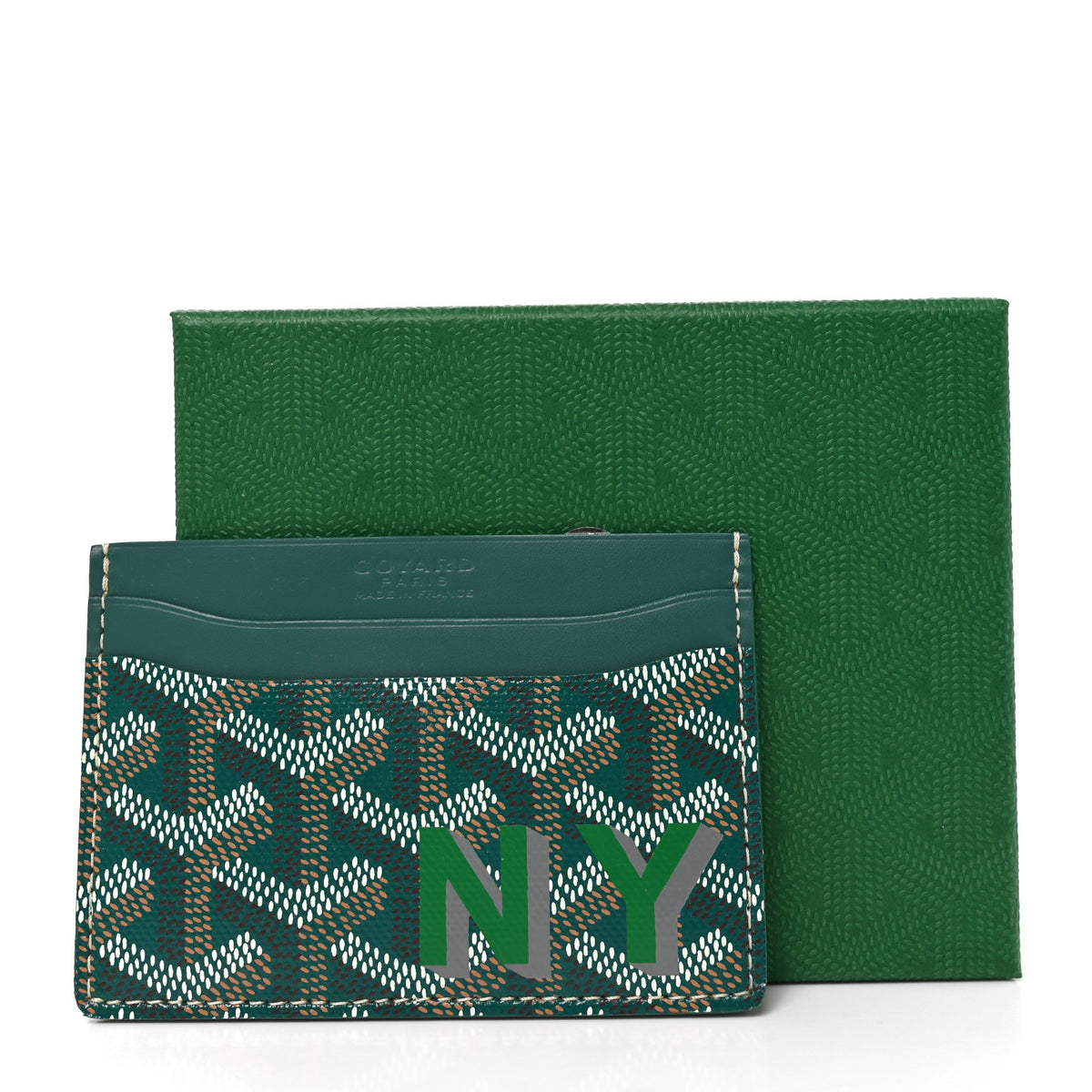 Goyardine Saint Sulpice Card Holder Green