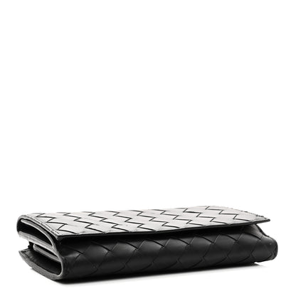 Bottega Veneta Nappa Intrecciato Continental Flap Wallet Black 4 of 7