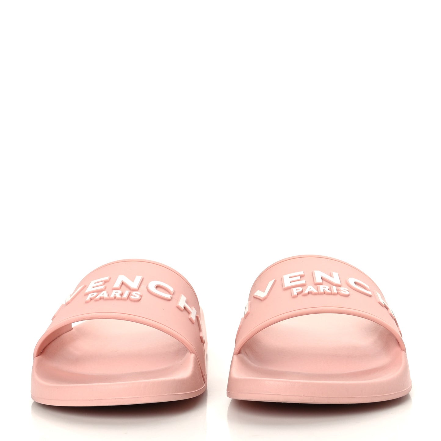 Rubber Womens Logo Womens Pool Slides Sandals 36 Nude Pink