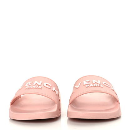 Givenchy Rubber Womens Logo Womens Pool Slides Sandals 36 Nude Pink 2 of 9