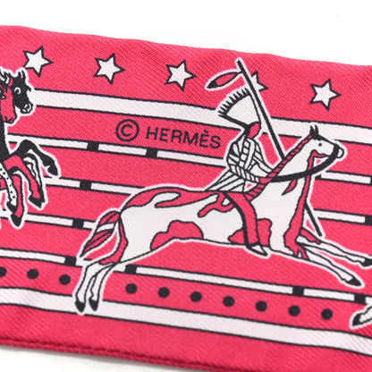 Hermes Silk Pani La Shar Pawnee Twilly Rose Canard White 2 of 4