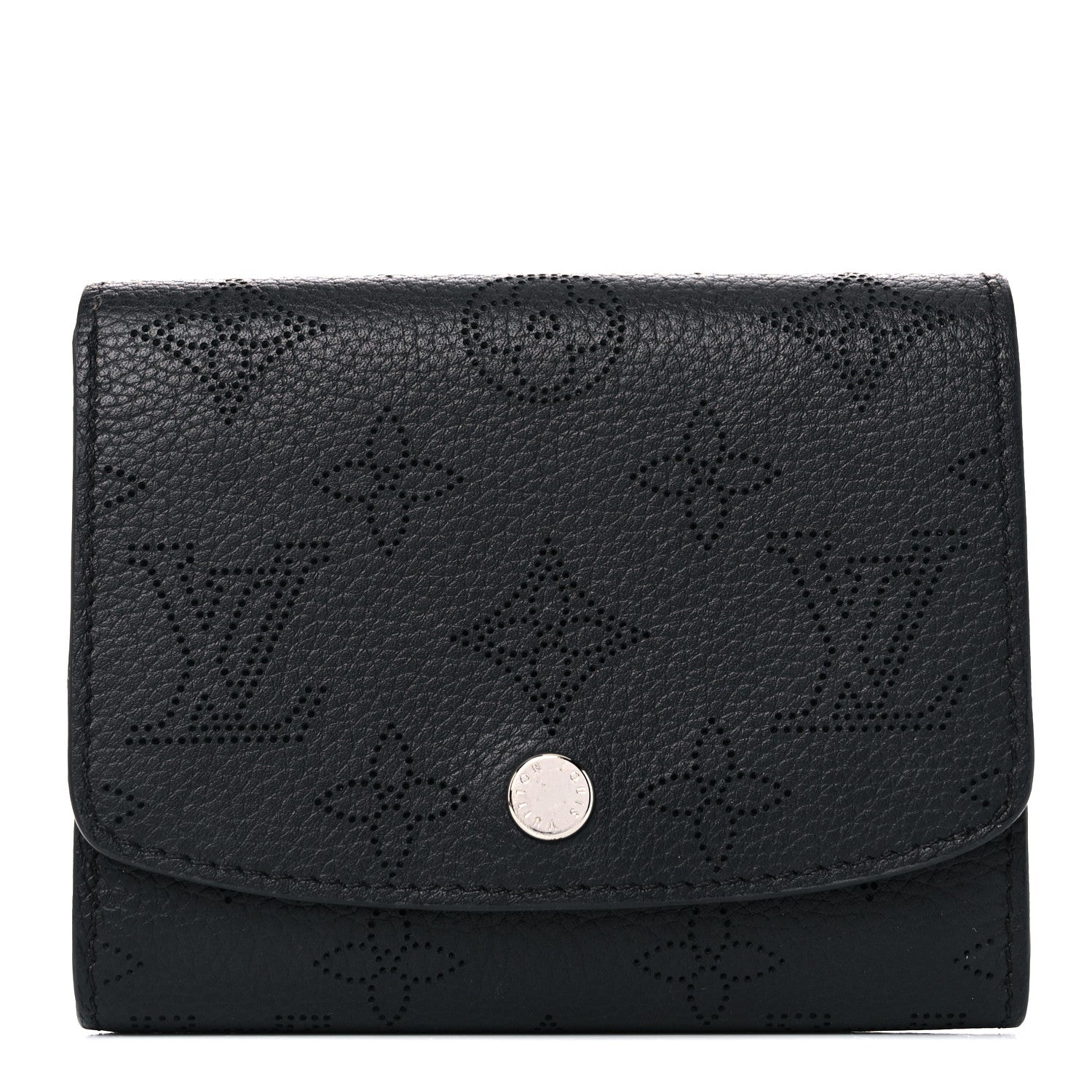 Louis Vuitton Mahina Iris Compact Wallet NM Black 1 of 10