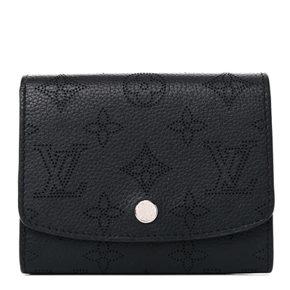 Louis Vuitton Mahina Iris Compact Wallet NM Black 1 of 10