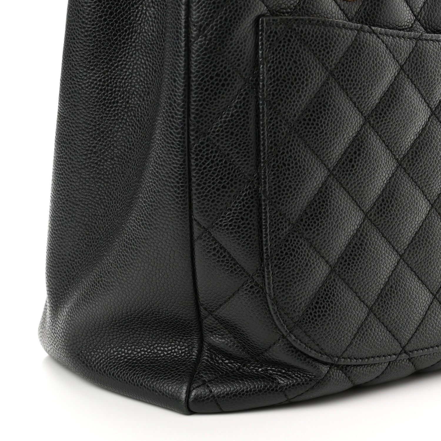 Chanel Caviar Quilted Grand Shopping Tote GST Black 12 of 12