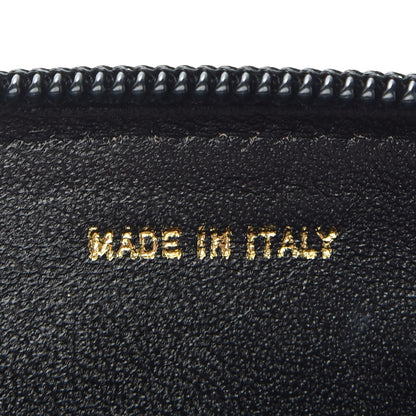 Prada Tessuto Nylon Quilted Compact Zip Around Wallet Black 7 of 7