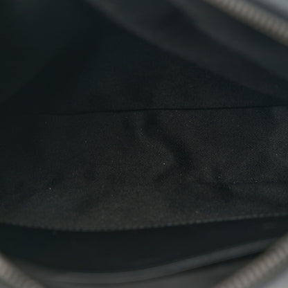 Burberry Coated Canvas Calfskin Check Muswell Bag Charcoal 5 of 11