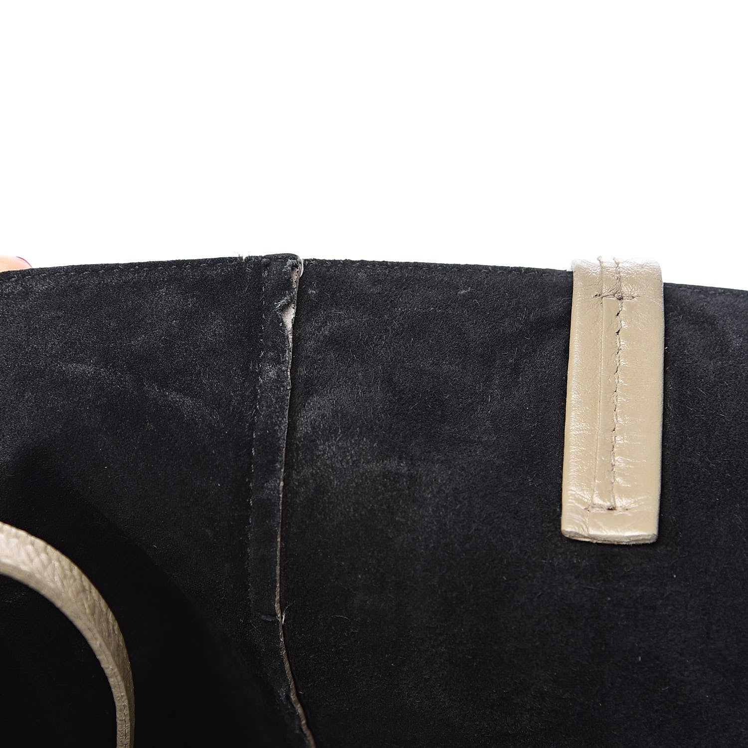 Celine Grained Calfskin Medium Horizontal Cabas Phantom Taupe 17 of 17