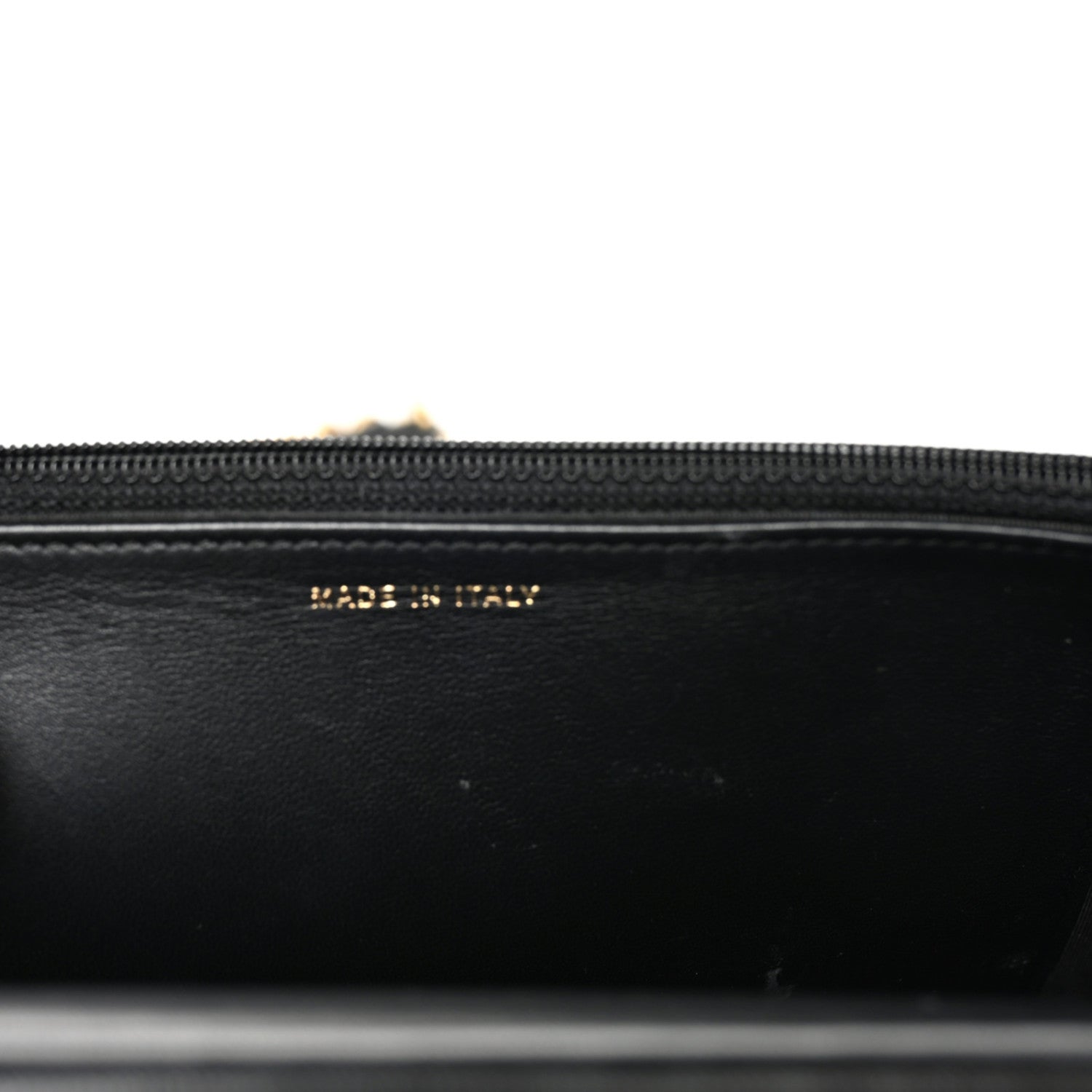 Chanel Calfskin Chevron Boy Wallet On Chain WOC Black 9 of 11
