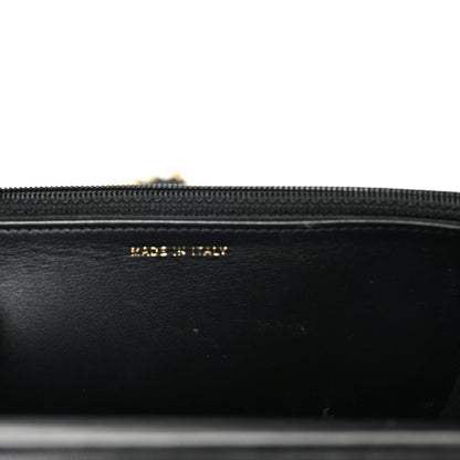 Chanel Calfskin Chevron Boy Wallet On Chain WOC Black 9 of 11