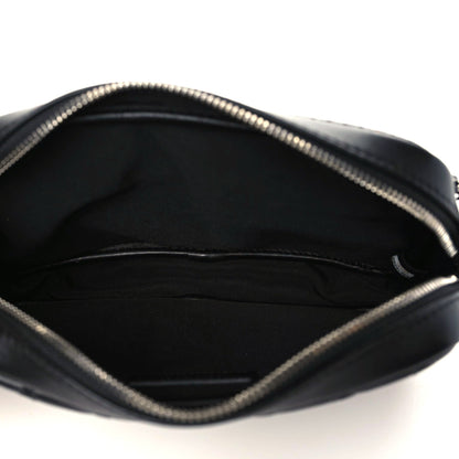 Chanel Perforated Calfskin Quilted Ultra Pocket Camera Case Black 8 of 11