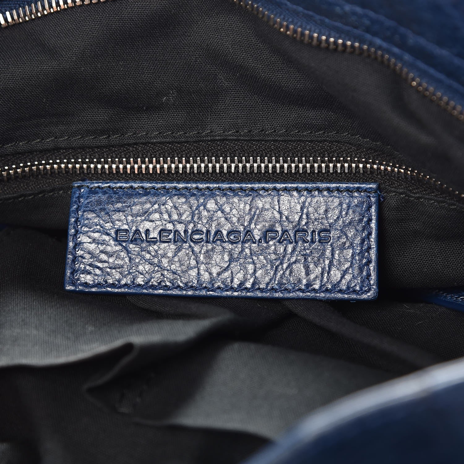 Balenciaga Agneau Giant 12 Silver Hardware Velo Bleu Mineral 7 of 10