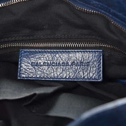 Balenciaga Agneau Giant 12 Silver Hardware Velo Bleu Mineral 7 of 10