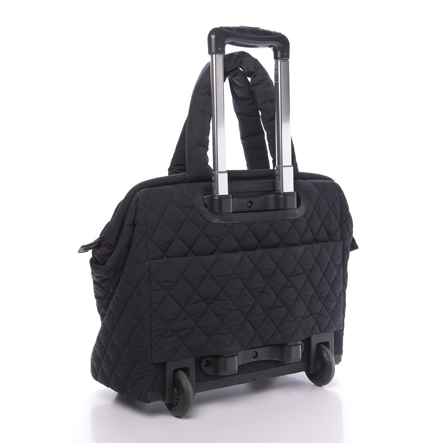 Chanel Nylon Quilted Coco Cocoon Trolley Black 2 of 20