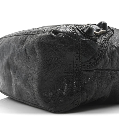 Balenciaga Agneau Giant Brogues Hardware Day Hobo Black 10 of 10